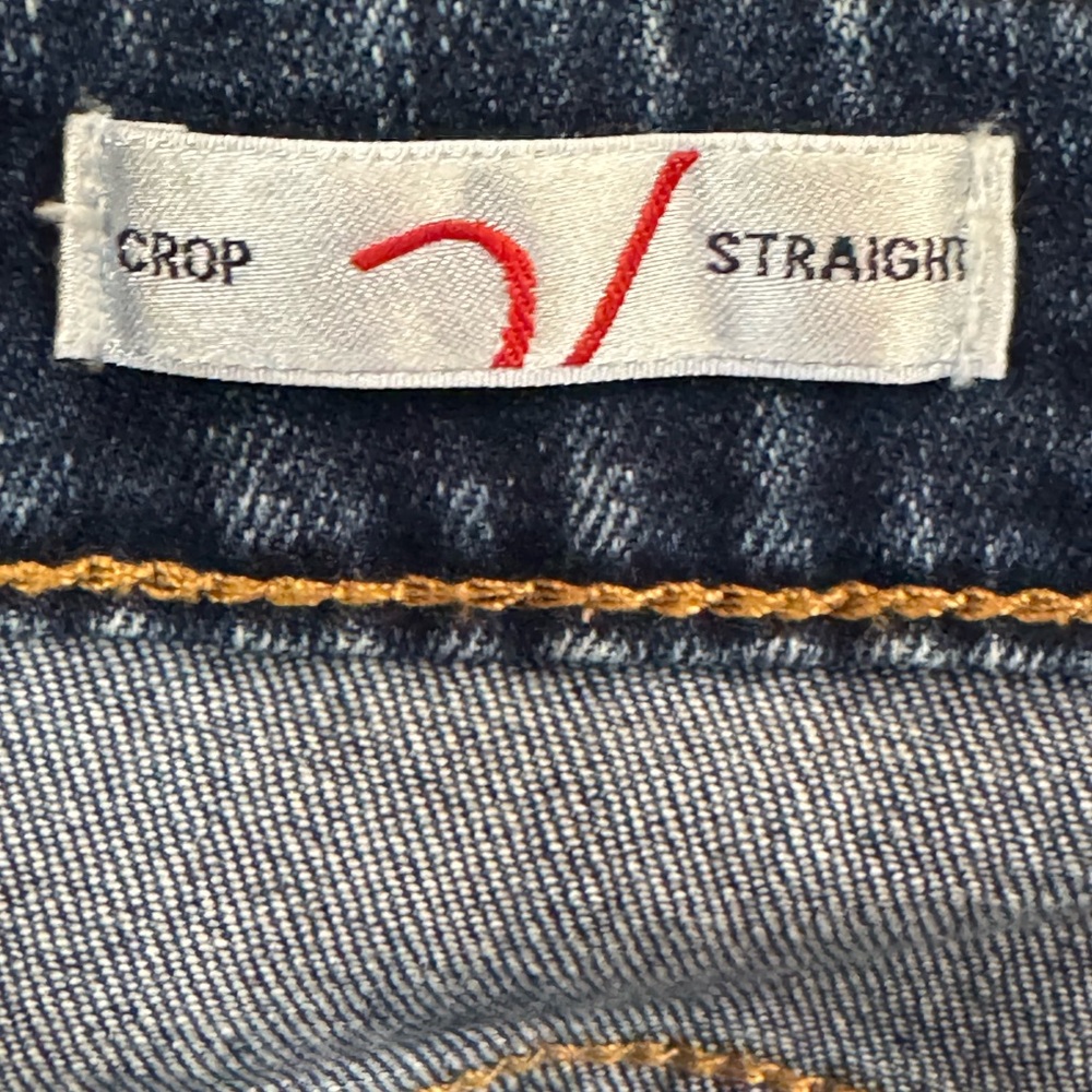 VIGOSS Stevie Crop Straight Raw Hem Jeans (28) - Picture 13 of 16